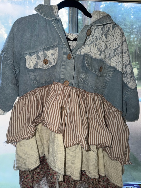 Three Bird Nest Tops - Dandelion Doll Top - Denim